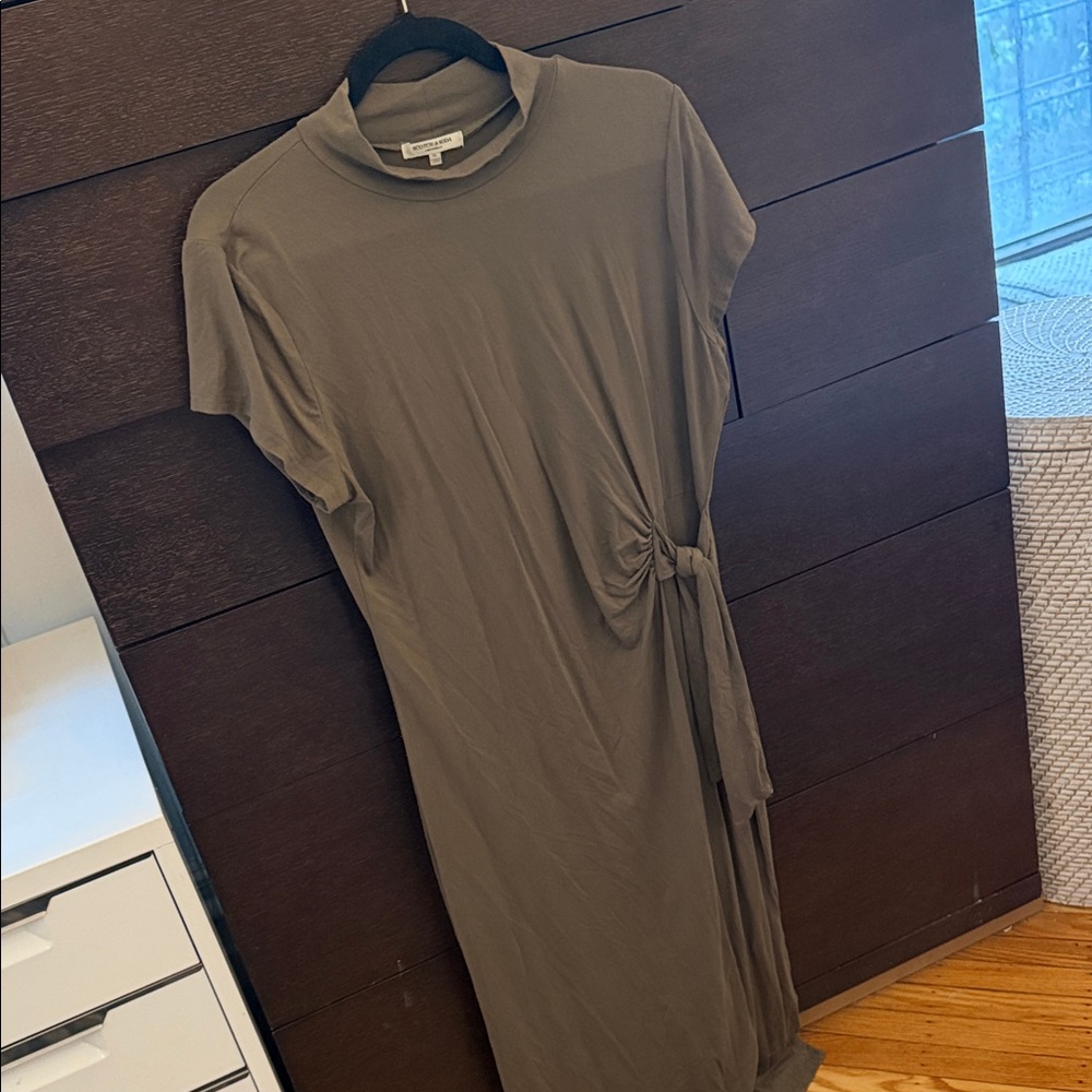 Scotch & Soda Olive Midi Dress